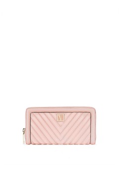 Гаманець Victoria's Secret The Victoria Wallet V-Quilt pink