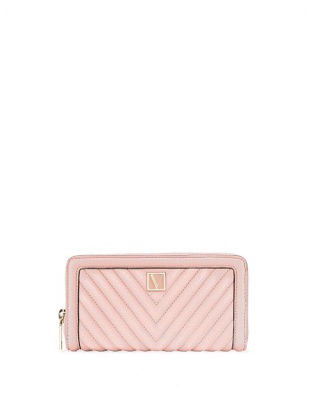 Гаманець Victoria's Secret The Victoria Wallet V-Quilt pink