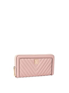 Гаманець Victoria's Secret The Victoria Wallet V-Quilt pink