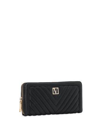 Гаманець Victoria's Secret The Victoria Wallet V-Quilt Black
