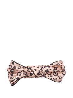 Пов'язка для волосся Victoria's Secret Satin Knotted Headband Leopard