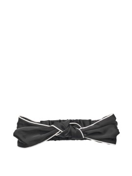 Пов'язка для волосся VS Black Satin Knotted Headband