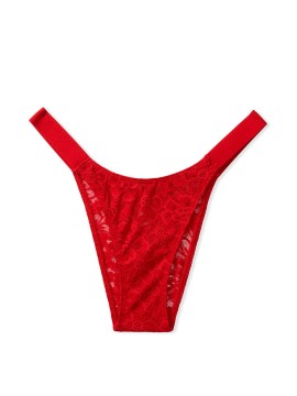 Трусики Victoria's Secret Lipstick in Lace Brazilian Panty