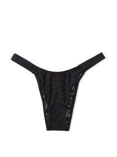Трусики Victoria's Secret Black in Lace Brazilian Panty