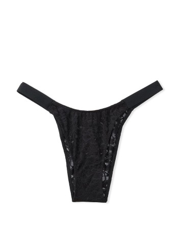 Трусики Victoria's Secret Black in Lace Brazilian Panty