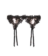 Мереживний пояс Victoria's Secret Black Lace Garter