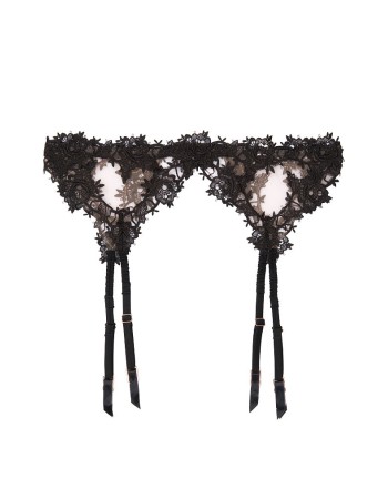 Кружевной пояс Victoria’s Secret Black Lace Garter