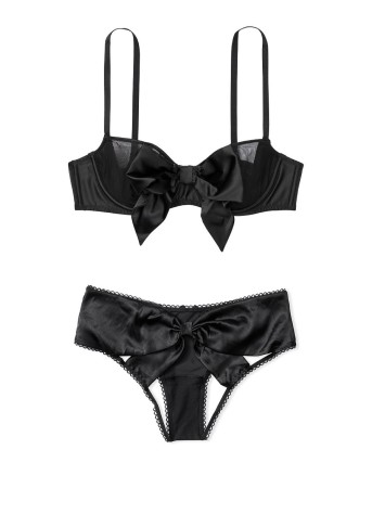 Комплект білизни DREAM ANGELS Black Laceup Balconette Bustier set