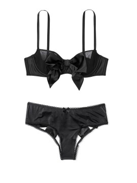 Комплект білизни DREAM ANGELS Black Laceup Balconette Bustier set