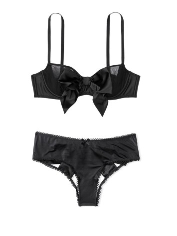 Комплект білизни DREAM ANGELS Black Laceup Balconette Bustier set