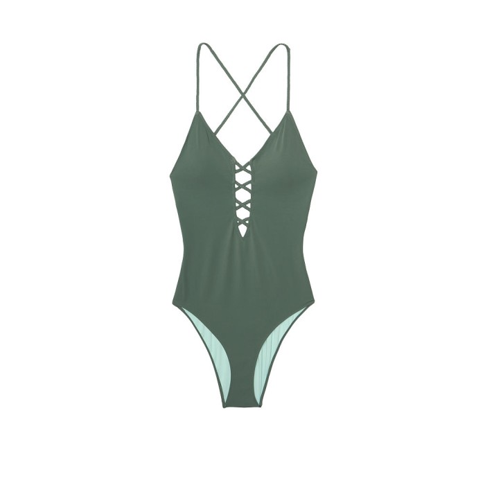 Купальник монокини Виктория Сикрет Negril Plunge One-piece