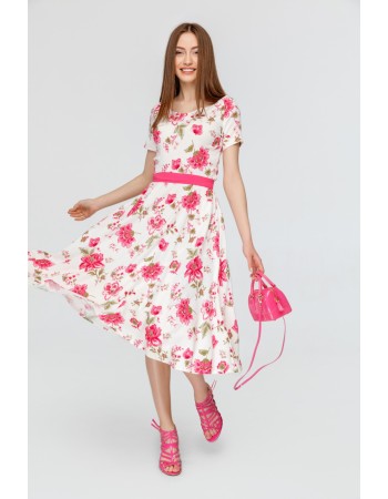 Літня сукня Zephyros принт рожеві квіти