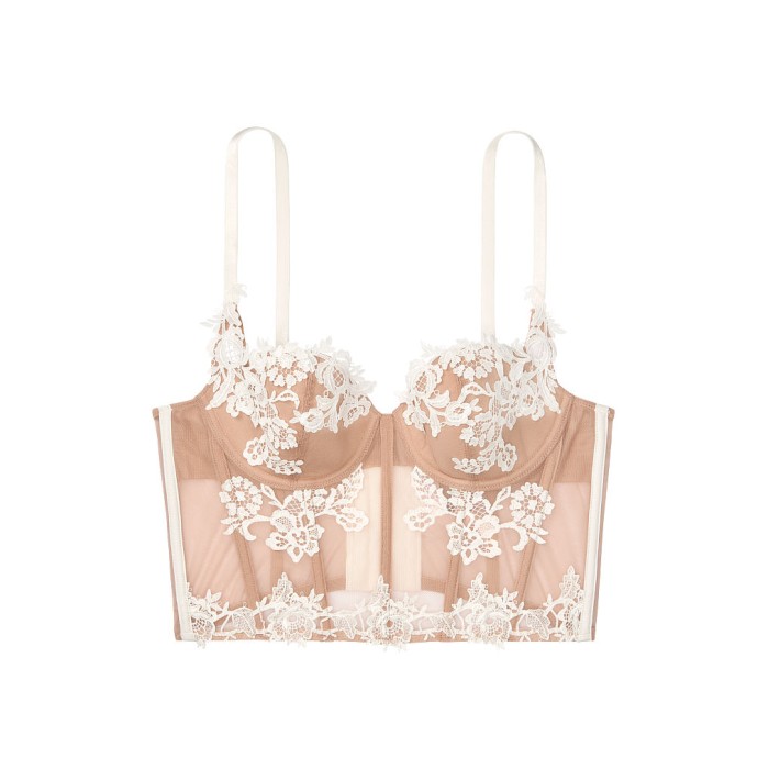 Бюстье Victoria's Secret Beige Lace