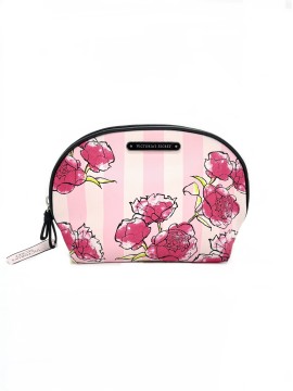 Средняя косметичка Victoria’s Secret Pink Stripes Flower print