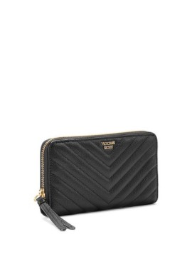 Кошелек Victoria’s Secret Pebbled V Quilt Zip Wallet