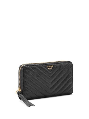 Гаманець Victoria's Secret Pebbled V Quilt Zip Wallet