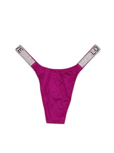 Трусики VS Very Sexy Shine Strap LOVE Brazilian Panty Fuchsia