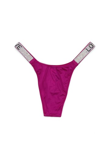 Трусики VS Very Sexy Shine Strap LOVE Brazilian Panty Fuchsia