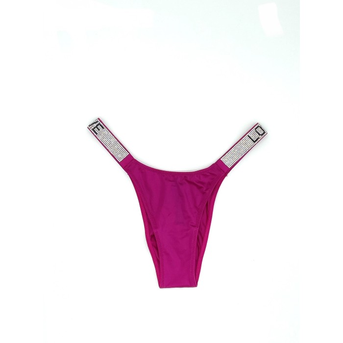 Трусики VS Very Sexy Shine Strap LOVE Brazilian Panty Fuchsia