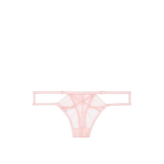 Трусики Вікторія Сікрет Very Sexy Strappy Lace Thong Panty Lavander