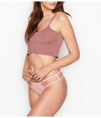 Трусики Вікторія Сікрет Very Sexy Strappy Lace Thong Panty Lavander