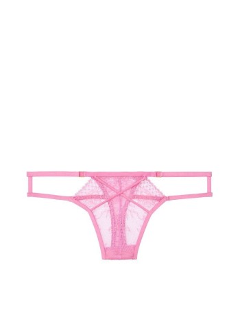 Трусики Вікторія Сікрет Very Sexy Strappy Lace Thong Panty бузкові