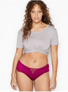Трусики чики Victoria's Secret Very Sexy Lace Cheeky Panty Fuchsia