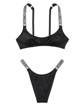 Купальник топ VS Shine Strap Tulum Scoop Swim Top & Brazilian panty