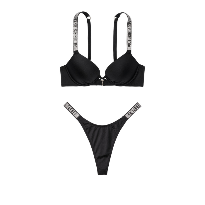Купальник Вікторія Сікрет з подвійним пушап Bombshell Adds 2 cup push-up & Thong panty