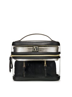 4-in-1 VICTORIA'S SECRET Train case in Black Lily Lace