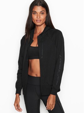 Спортивный костюм Victoria’s Secret SPORT Essential zip up Hoodie Black Fleece 