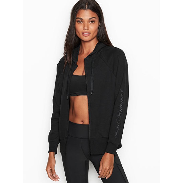 Спортивний костюм Victoria's Secret SPORT Essential zip up Hoodie Black Fleece