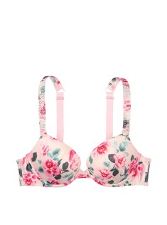 Комплект белья Victoria's Secret Very Sexy Push-up Bra Satin Shine Strap Call Me Rose❤️