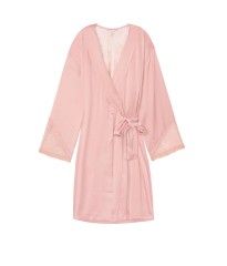 Халат Victoria’s Secret Chantilly Lace Kimono Robe Rose Tan 