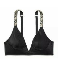 Комплект білизни Victoria's Secret Jeweled Shine Strap Black Leopard