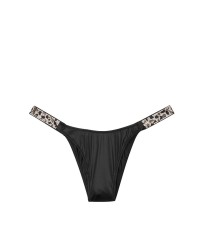 Комплект білизни Victoria's Secret Jeweled Shine Strap Black Leopard