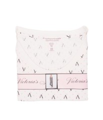 Піжама Victoria's Secret Thermal Long PJ Set White V Dot