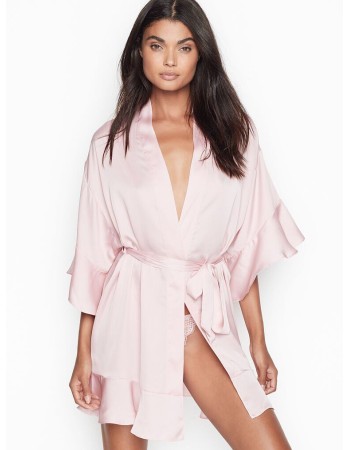 Халат Кімоно Victoria's Secret Very Sexy Flounce Satin Kimono Robe