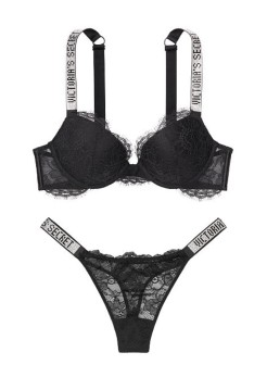 Комплект белья Very Sexy Shine Strap Black Lace
