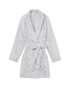 Плюшевий Халат Victoria's Secret Short Cozy Robe Blue