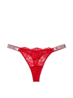  Трусики Victoria’s Secret Very Sexy Lace with Shine Lipstick Thong panty