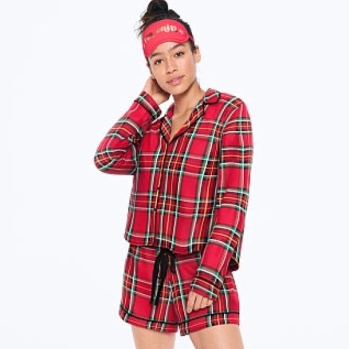 Пижама Victoria’s Secret PINK Flannel PJ SET