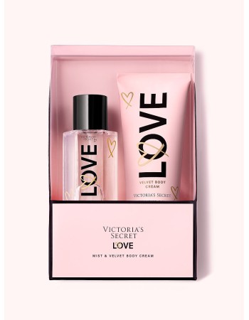 Подарочный набор Victoria's Secret LOVE Mist & Lotion Gift Set