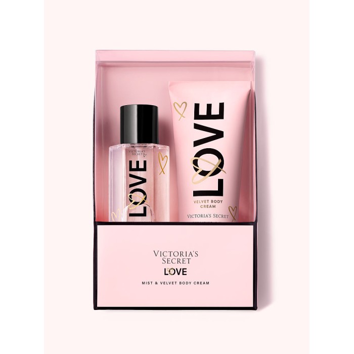 Подарунковий набір Victoria's Secret LOVE Mist &amp; Lotion Gift Set