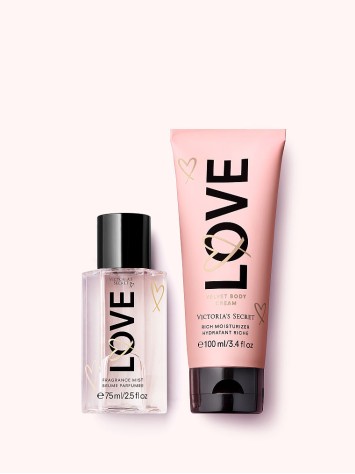 Подарунковий набір Victoria's Secret LOVE Mist &amp; Lotion Gift Set