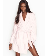 Халат Victoria’s Secret Logo Short Cozy Robe Mauve Chalk