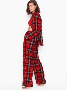 Піжама Victoria's Secret Shimmer Flannel Long PJ Set