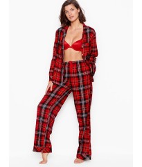 Пижама Victoria’s Secret Shimmer Flannel Long PJ Set