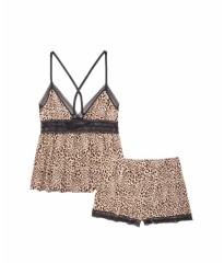 Піжама Victoria's Secret Modal Cami PJ Set Leopard print