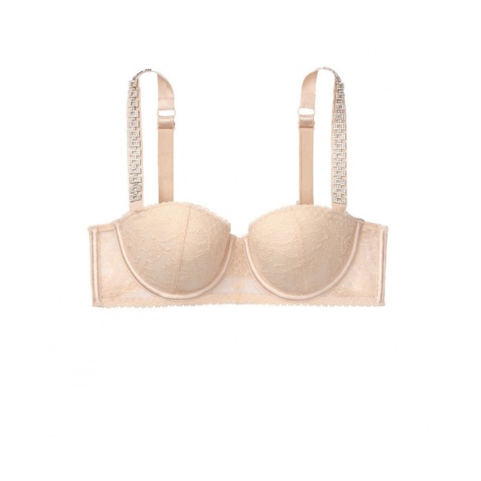 Бюстгальтер Victoria's Secret Lightly Lined Jewel Strap Bra Champagne
